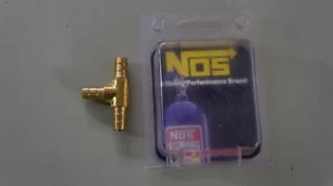 NOS 15534NOS Brass Fuel Tee , 5/16" , New - Picture 1 of 6