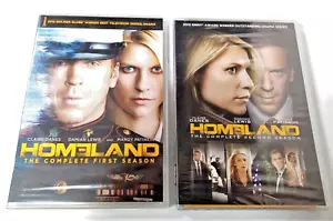 HOMELAND DVD Complete Seasons 1 & 2 TV Series First Second Factory Sealed - Picture 1 of 3