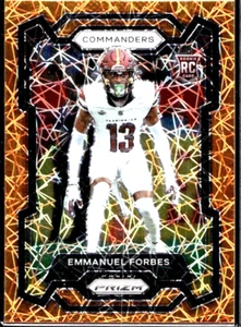 Emmanuel Forbes - Rookie - 2023 Panini Prizm - Orange Laser Prizm #399 - Bild 1 von 2