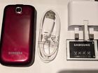 Samsung GT C3590 - Red (Unlocked) Mobile Phone Flip Fold