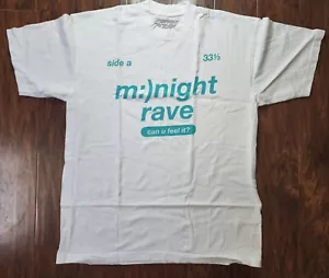 Nwot Midnight Rave Midnight Studio AWGE ASAP Rocky Double Sided White T-shirt M - Picture 1 of 8