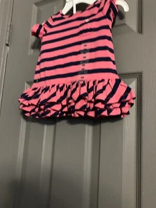 Vestido Ralph Lauren Estilo Polo Rosa Infantil 2 Piezas Talla 3 Meses - Imagen 1 de 20