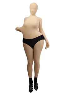 Unisex 500D Seamless Velvet Full Bodystocking Bodysuit Catsuit w/ Gloves & Hood - Bild 1 von 12