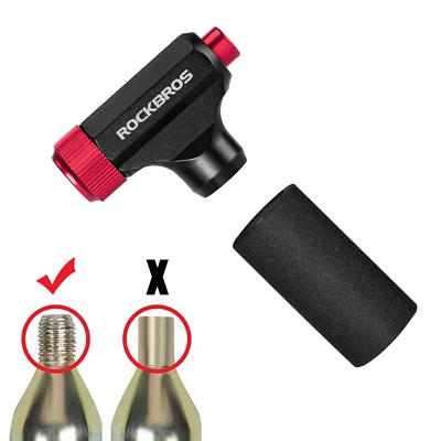 ROCKBROS Tragbare FahrradPumpe Mini CO2 Pumpe Aluminiumlegierung Handpumpe - Bild 1 von 4