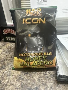 Rap Snacks ICON The Notorious B.I.G. Honig Jalapeno Kartoffelchips NEU VERSIEGELT - Bild 1 von 6