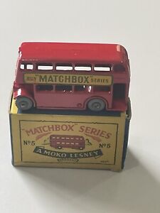 Matchbox London Bus 1954 with box vintage Lesney 5a Buy Matchbox Series