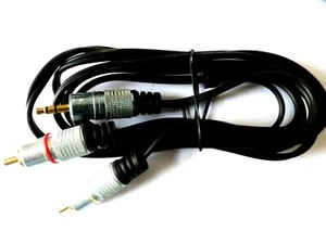 New 1.5M 3.5mm STEREO AUDIO JACK to 2 RCA PHONO CABLE - Picture 1 of 1