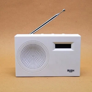 Bush Portable DAB AM/ FM Radio -LCD display-White - Picture 1 of 6