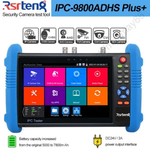 Rsrteng 7 pollici IPC-9800ADHS Plus 4K CCTV tester monitor fotocamera AHD CVI TVI SDI CVBS - Foto 1 di 12