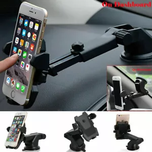 360° Mount Holder Car Windshield Stand For Mobile Cell Phone GPS iPhone Samsung - Picture 1 of 9