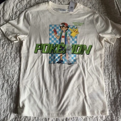 Camiseta Gráfica Antigua Azul Marino Pokemon Gotta Catch 'Em All Juvenil Grande (10/12) Foto 1 de 4