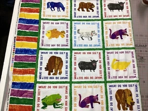 Makower-Brown Bear-Animal-60cm Panel-100% Cotton - Picture 1 of 7