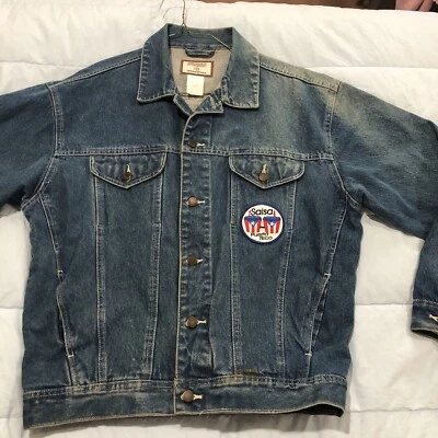 80’s Northeast Outfitters Work wear Denim Jacket M Salsa PR Trucker Jacket - Image 1 of 4