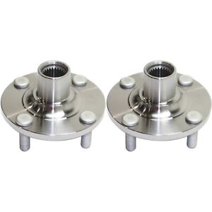 Wheel Hubs Set of 2 Front Driver & Passenger Side Left Right for Versa Note Pair