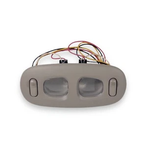 1998-2002 Chrysler Cirrus Stratus Sebring Beige Overhead Front Dome Roof Light - Picture 1 of 9