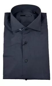 XACUS camicia collo classico in cotone stretch blu di prussia - Imagen 1 de 4