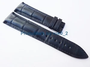 ULYSSE NARDIN Midnight Blue (21mm x 18mm) padded alligator Strap Band BRAND NEW! - Picture 1 of 20