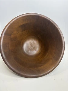 Vintage Ozark Walnutware Native Wood Products Missouri Bowl Salad Serving MCM - Picture 1 of 4