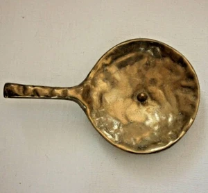 Kerzenständer Messing 386g Bronze 18cm Kerzenhalter Tee Leuchter alt vintage 1 - Picture 1 of 4