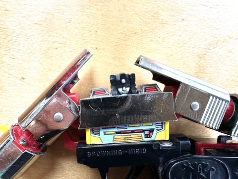 VTG PRE TAKARA JAPAN Microman Micro Change Gun Robo Browning Transformers Robot Cover