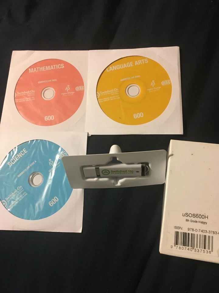 Switched on Schoolhouse, 6th grade 4’subject complete free ship, SOS AOP - Image 1 of 1