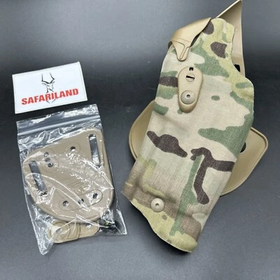 Safariland 6378RDS ALS Cordura Camo LH Duty Holster GLOCK 19 23 & LIGHT, RED DOT - Image 1 of 4