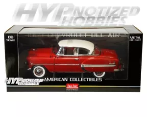SUN STAR 1:18 1953 CHEVROLET BEL AIR COUPE FUNDIDO A PRESIÓN ROJO SS1607 - Imagen 1 de 1