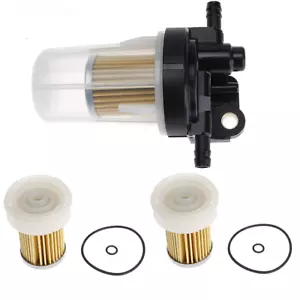 PER Kubota Serie M M5640SU Gruppo Filtro Carburante e 2x Elemento Filtro Carburante - Foto 1 di 11