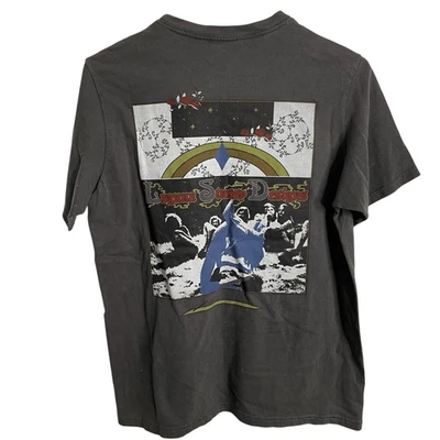 Мужская футболка Stussy Laguna Stussy Designs Tribe LSD S черная пигментная окрашенная графика - Изображение 1 из 4