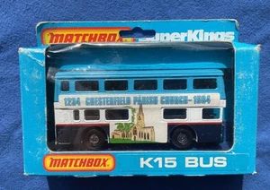 1983 Matchbox Superkings K15 BUS, Chesterfield 1:75 Die-cast model Boxed - Picture 1 of 2