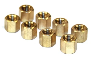 Empi M8-1.25 Brass Intake or Exhaust Nuts - Set of 8 - 43-6051 - Picture 1 of 1