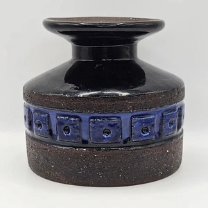 Mid-century Swedish Art Pottery Vase Eke Bjerén Gabriel Sweden 11cm - Picture 1 of 5