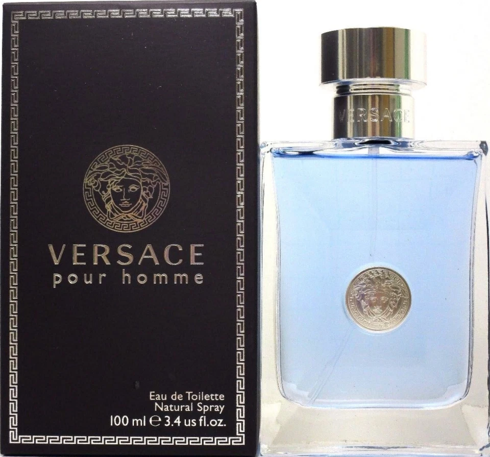 VERSACE POUR HOMME Eau De Toilette Spray PARA HOMBRES 3,4 OZ / 100 ml TOTALMENTE NUEVO EN CAJA Foto 1 de 1