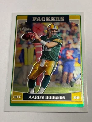Tarjeta cromada Aaron Rodgers 2006 Topps # 14 Foto 1 de 4