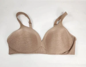 Olga Contour Bra 38D Wireless GM2281A Beige *small hole* - Picture 1 of 12