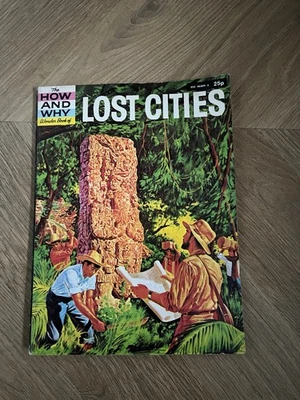 The How And Why Wonder Book Of LOST CITIES  Paperback Vintage 1969 Original - Image 1 of 3