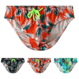 Comfy Fashion Briefs Shorts Men Surfing Trunks Swimming Bathing Briefs - Picture 1 of 17