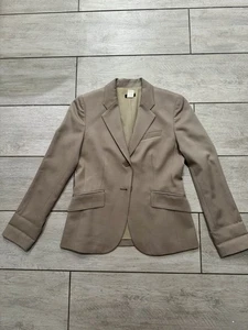 2p J.Crew Wool Blazer, Beige Tan Gray, Petite Sizing - Picture 1 of 8