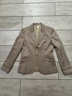 Blazer de lana 2p J.Crew, beige gris tostado, talla pequeña Foto 1 de 4