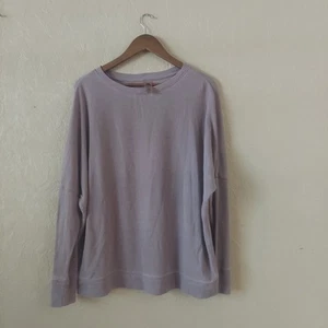 Mono B lila Waffel Strick Thermo Langarm Top One Size - Bild 1 von 8