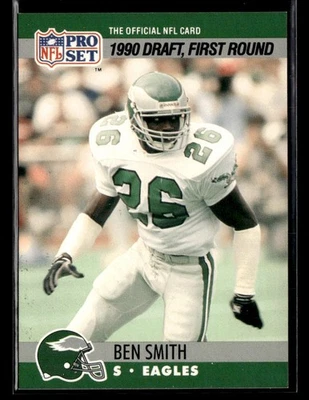 1990 Pro Set Ben Smith #690 Rookie - Image 1 of 2