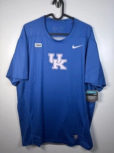 Brandneu mit Etikett Nike Pro Combat Herren Kentucky Wildcats Fußballshirt hypercool blau Gr. XL - Bild 1 von 12