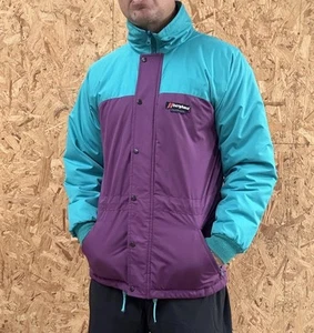 Chaqueta Berghaus Vintage Para Hombre Mediana/Pequeña 22" P2P Púrpura Azul Años 90 Acolchada Retro - Imagen 1 de 12