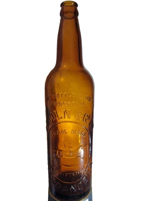 Lincoln & Co Narrandera  Square Shouldered Beer Crown Seal Horse Rider Tm - image 1 of 4