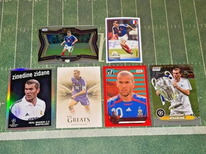2023 Panini Futera Zinedine Zidane 6x LOT WC Sticker Red Pitch Greats SP🔥 - Picture 1 of 4