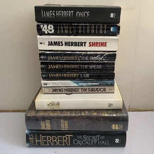 James Herbert Book Bundle x 11 Mixed Lot Horror, Mystery, Suspense, Fantasy - Picture 1 of 6