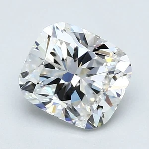 Cert. GIA 1.50 CT Cushion Cut Natural Mined Diamond Loose F color VS2 clarity - Picture 1 of 2