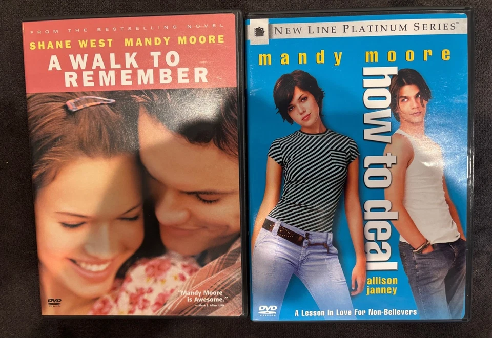 LOT OF 2 DVD MANDY MOORE - A WALK TO REMEMBER & HOW TO DEAL - Image 1 of 1