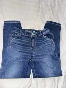 Girls Cat and Jack Stretch Ankle Straight Blue Jeans Size 12 - Picture 1 of 11