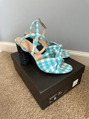 Sandalia Stella Anudada Guinga Colección Mujer J.Crew con Tacón Brillo Talla 8 Foto 1 de 4